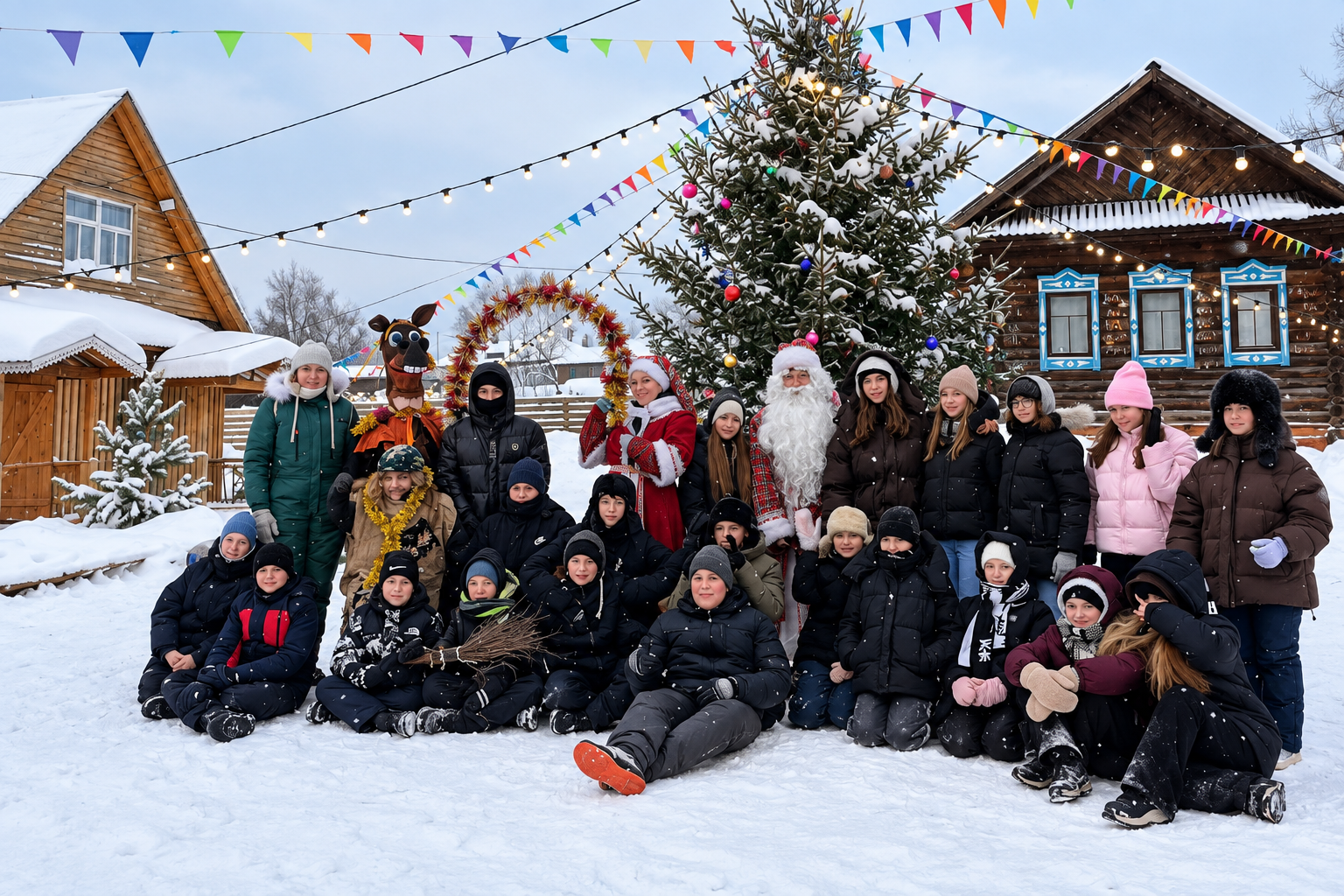 «Новогодние приключения» в д. Карамас-Пельга
