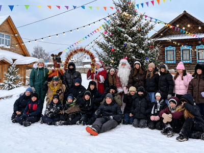 «Новогодние приключения» в д. Карамас-Пельга