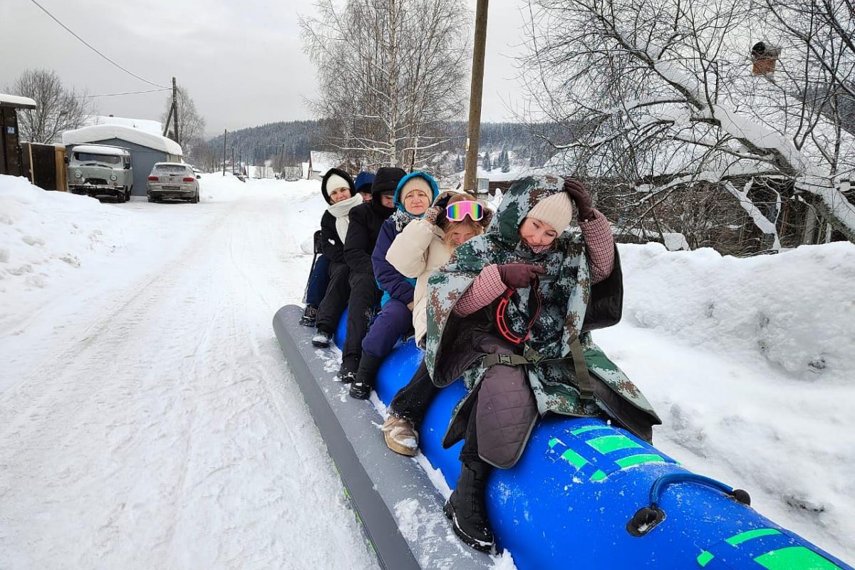 На дно Пермского моря (Каменный город и Усьвинские столбы на снегоходе")
